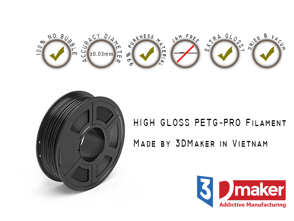 [HCM]NHỰA IN 3D PETG cao cấp 1.75 1kg