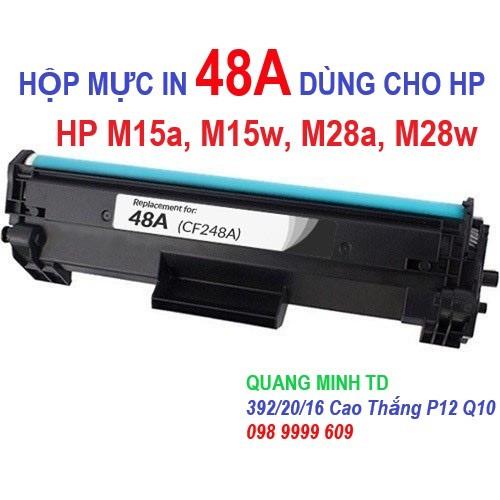 Hộp mực 48a cho máy in hp m15a m15w m28a m28w...cartridge cf248a mới 100