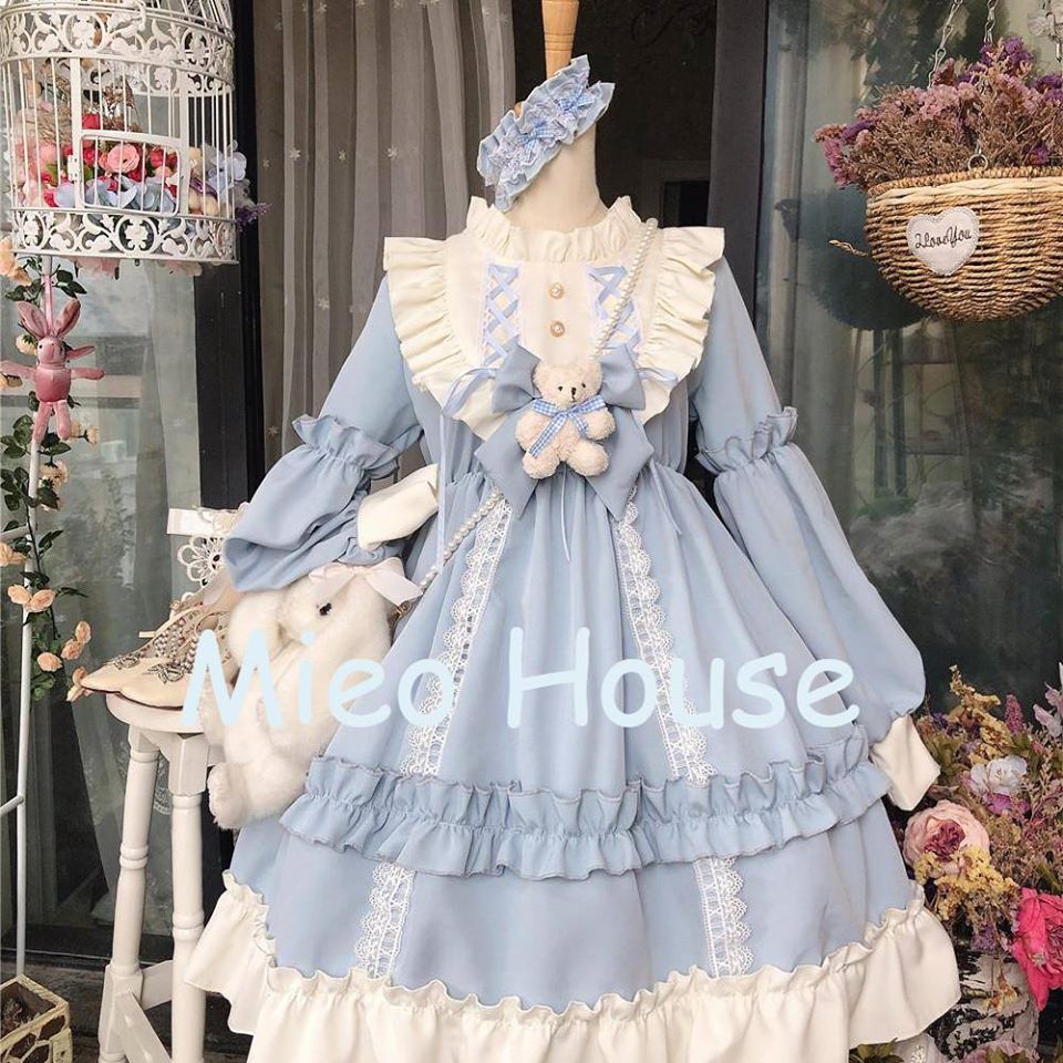 ĐẦM LOLI GẤU + KÈM NƠ GẤU