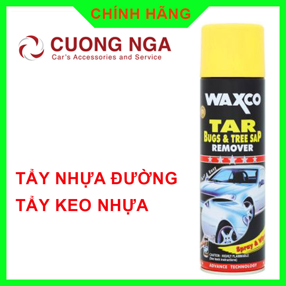 Chai tẩy nhựa đường tẩy keo Waxco - hàng nhập Malaysia cực hiệu quả