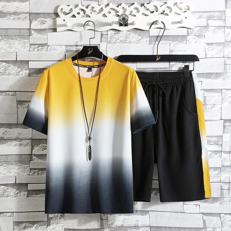 Set bộ nam thời trang loang màu