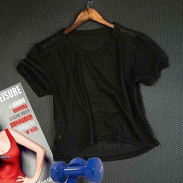 Áo Lưới Tập Gym Yoga Đi Biển Cotton Thoáng Mát Cotton Thấm Hút Mồ Hôi, Áo lưới Nhanh Khô Tập Thể Thao ,đa năng tại Namphong Shop