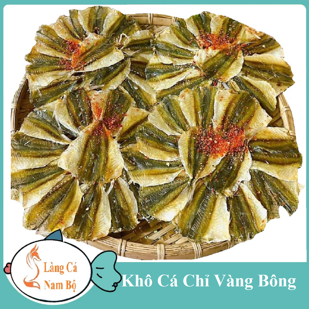 Khô cá chỉ vàng bông mai tươi ngon loại 1- nướng thơm nức mũi. làng cá nam bộ