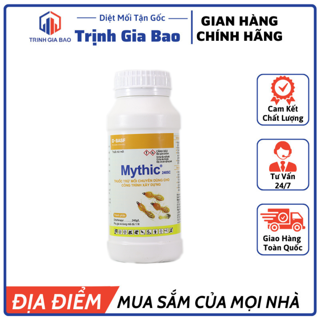 Thuốc phòng trừ mối mythic 240sc chai 100ml giúp tiêu diệt mối ngay từ khi bắt đầu ăn