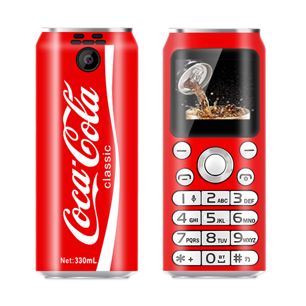 [HÀNG MỚI FULLBOX - BẢO HÀNH 1 NĂM] Điện thoại siêu độc đáo hình lon nước ngọt siêu nhỏ siêu hot K8 hỗ trợ 2 sim với khả năng kết nối Smartphone
