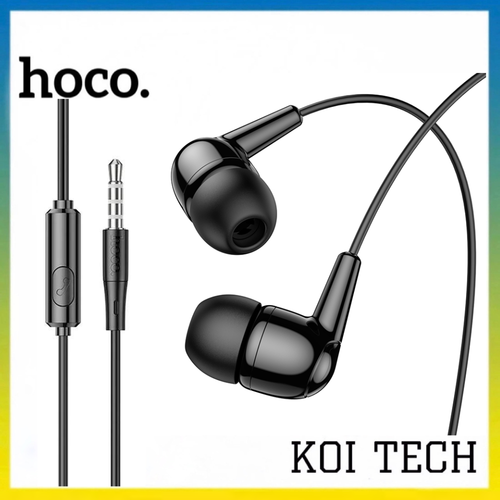 Tai nghe có dây chính  hãng hoco - Tai nghe giá rẻ siêu bass, thể thao cho oppo vivo xiaomi ... - KOI TECH