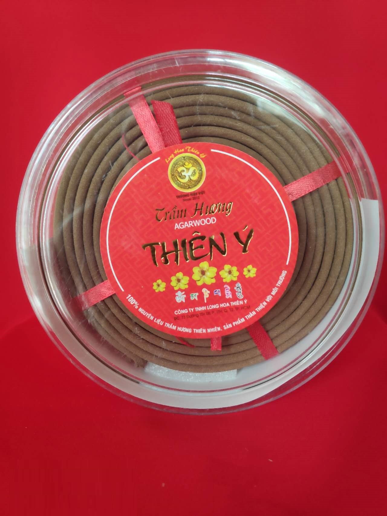 Nhang vòng 24h trầm đỏ thiên ý