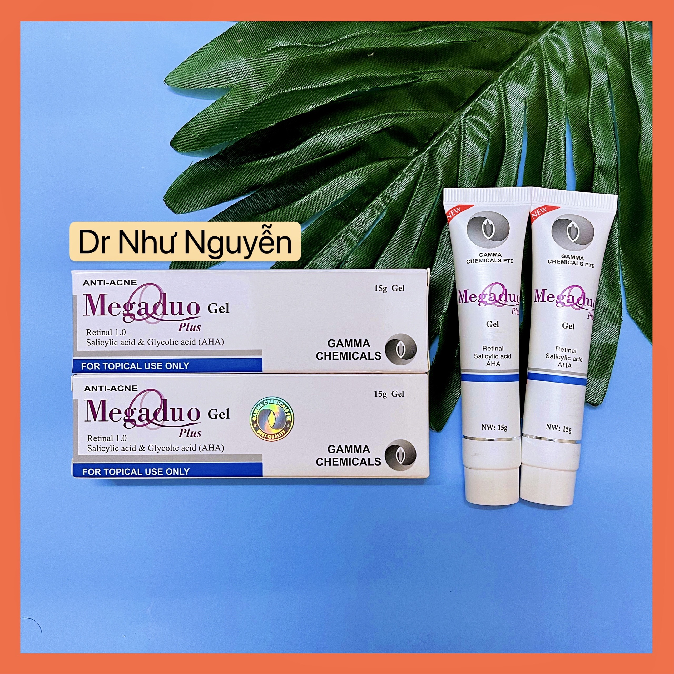 [HCM](Retinol-AHA-BHA) Megaduo Plus giảm thâm mụn chống lão hoá