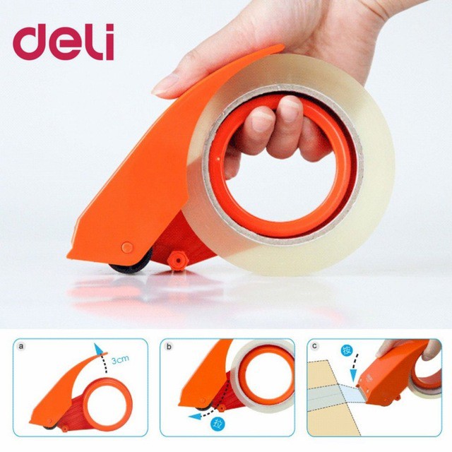 Cắt băng dính cầm tay deli - 801