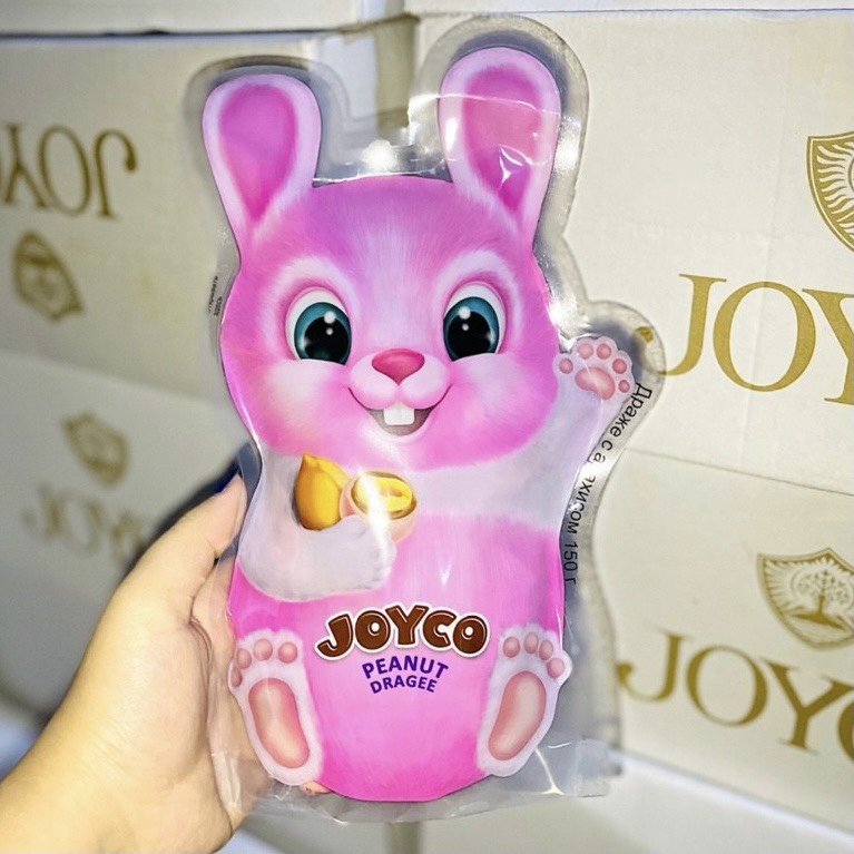 Bịch Kẹo Thỏ Chocolate Joyco Peanut Nga 150g
