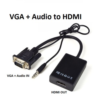 Cáp chuyển đổi tín hiệu từ VGA sang HDMI