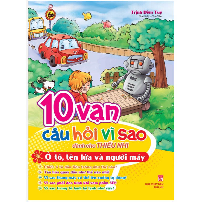Sách - 10 vạn câu hỏi vì sao - ô tô, tên lửa