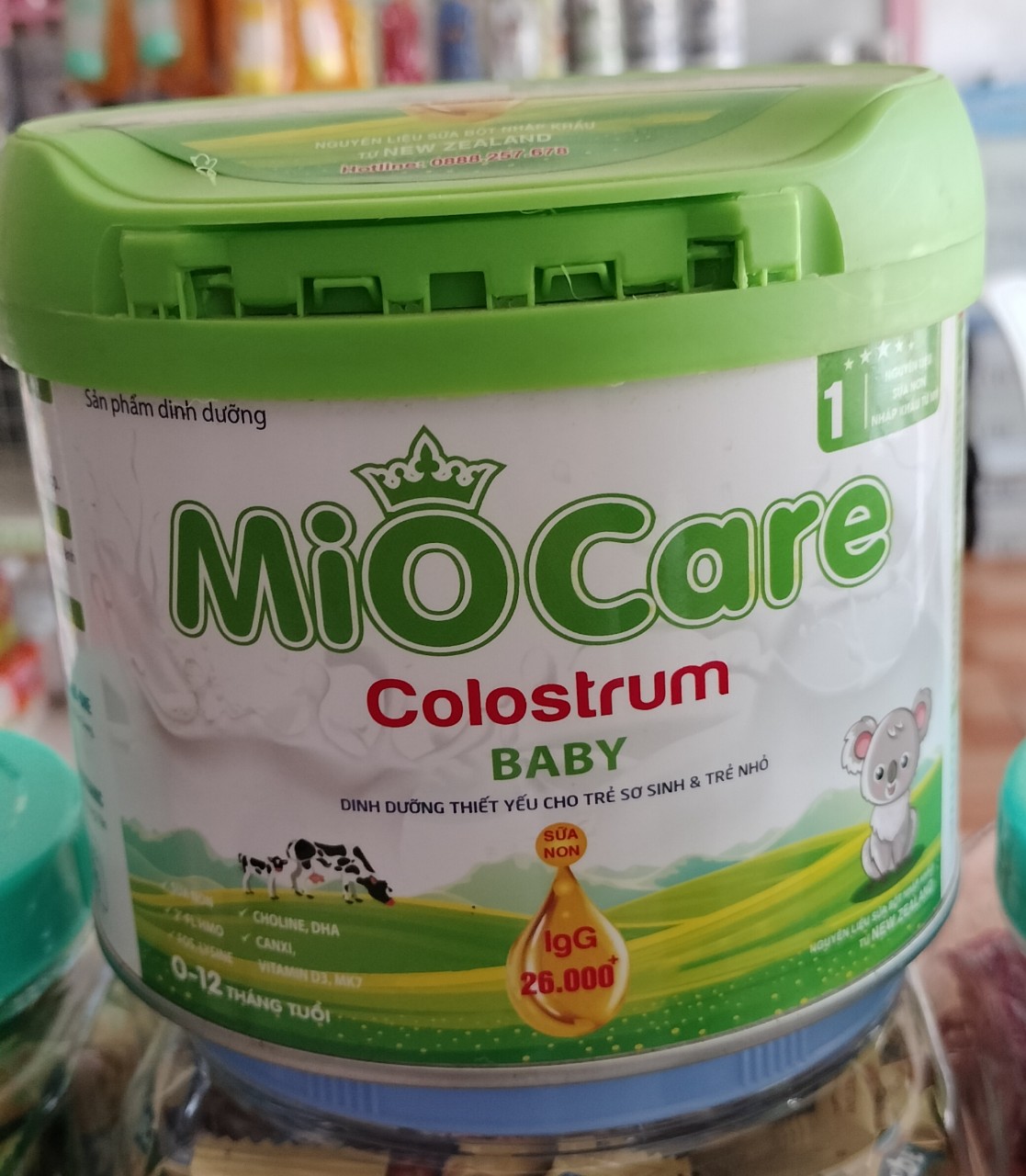 Sữa bột cho trẻ từ 0 đến 12 tháng 400gr mio care baby