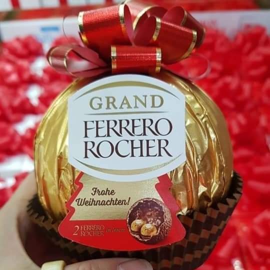 Socola quả cầu Ferrero Rocher Nga 125gr - Date T4 2024