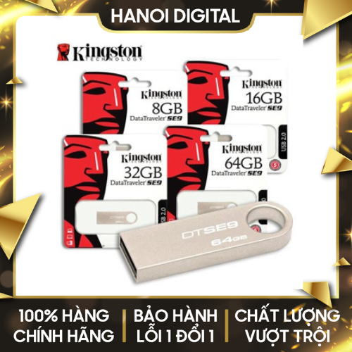 USB Kingston 2Gb/ 4Gb /8Gb /16Gb DTSe9  - DUNG LƯỢNG THỰC