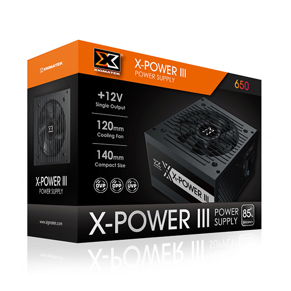 Nguồn xigmatek x-power iii 650 en45990 600w -standard - hàng chính hãng