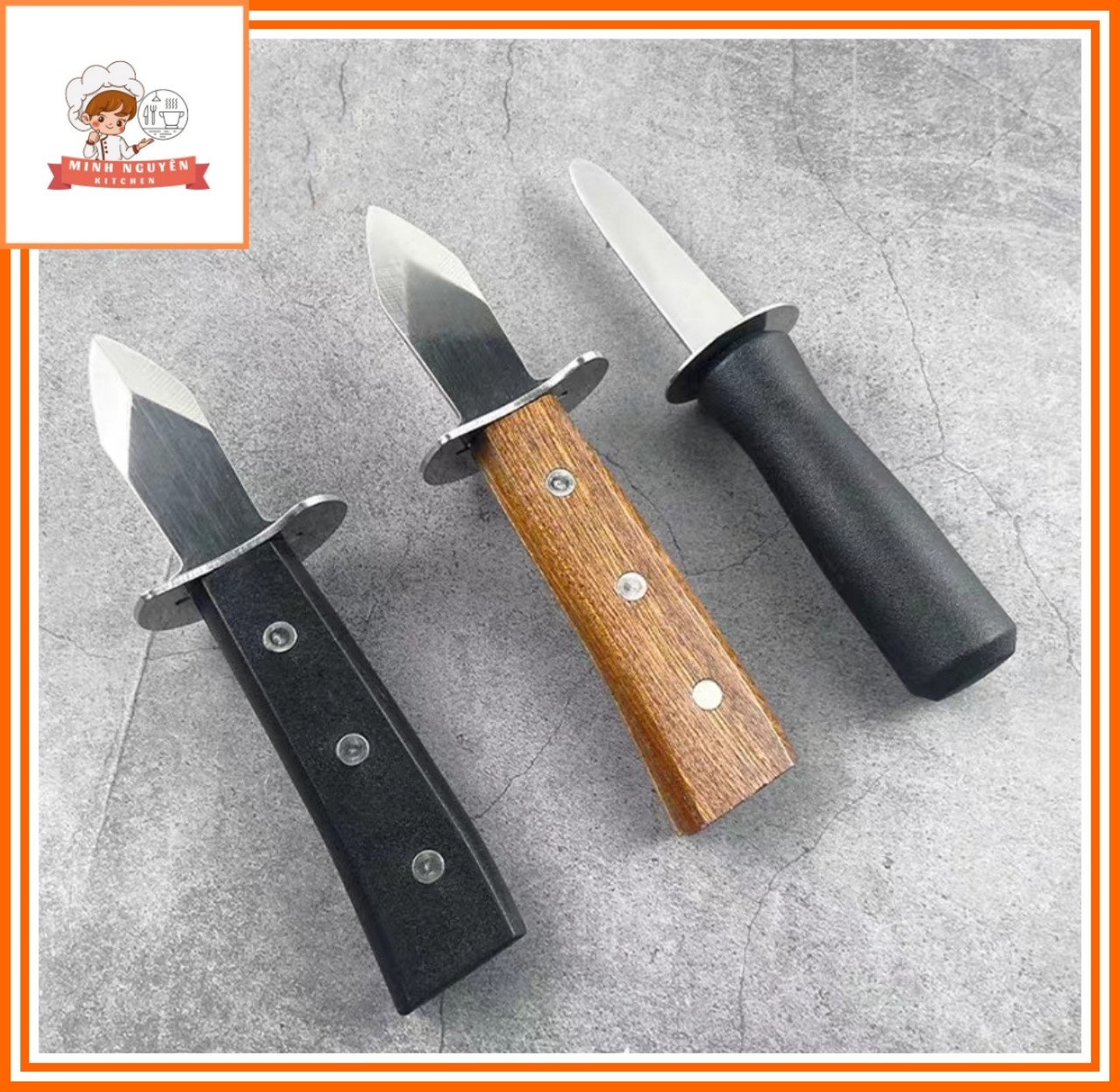 Dao ăn hàu , tách hàu thép không gỉ
