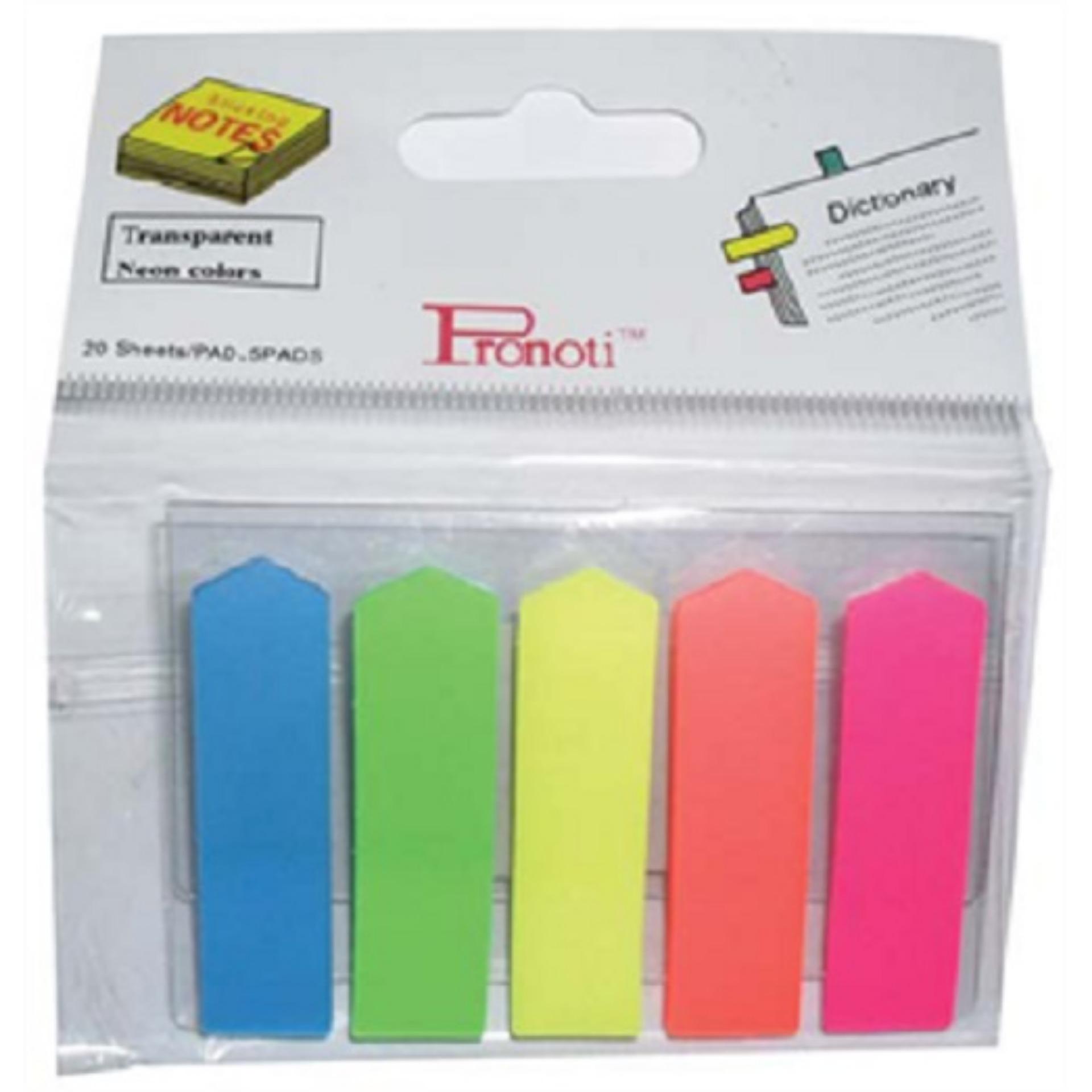 5 vỉ stick nilon 5 màu pronoti