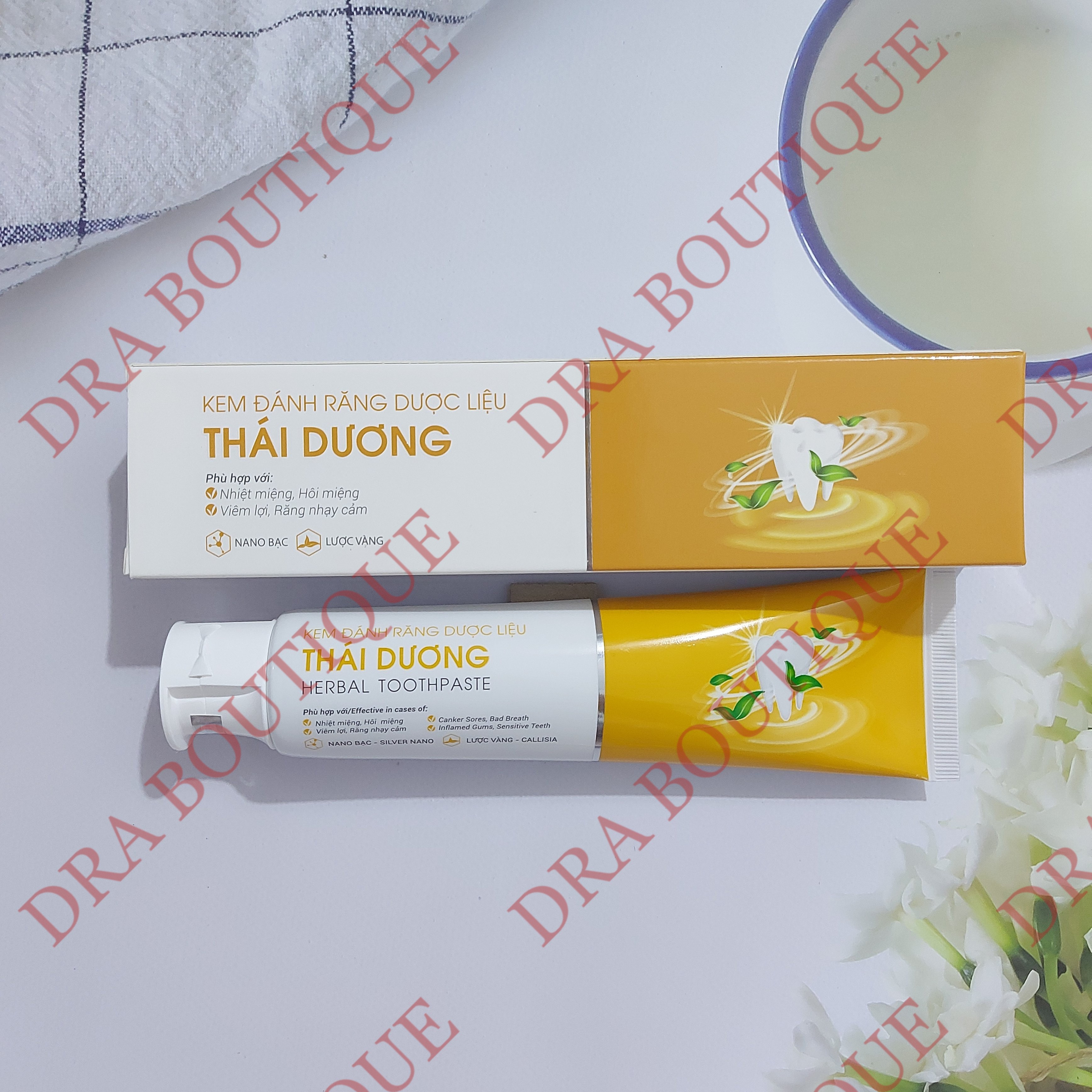 [HCM]KEM ĐÁNH RĂNG DƯỢC LIỆU THÁI DƯƠNG – TUÝP 100Gr & 150Gr
