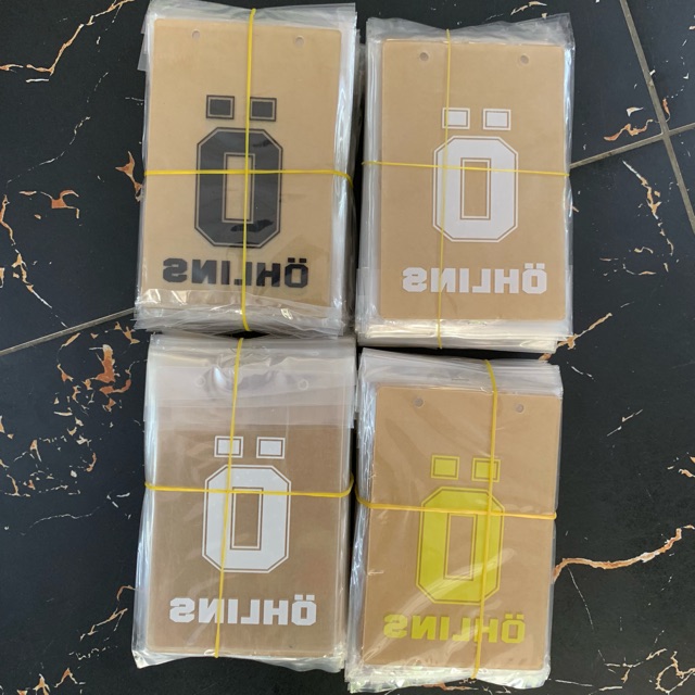 Mica trong suốt che phuộc chữ Ohlins Cao Cấp