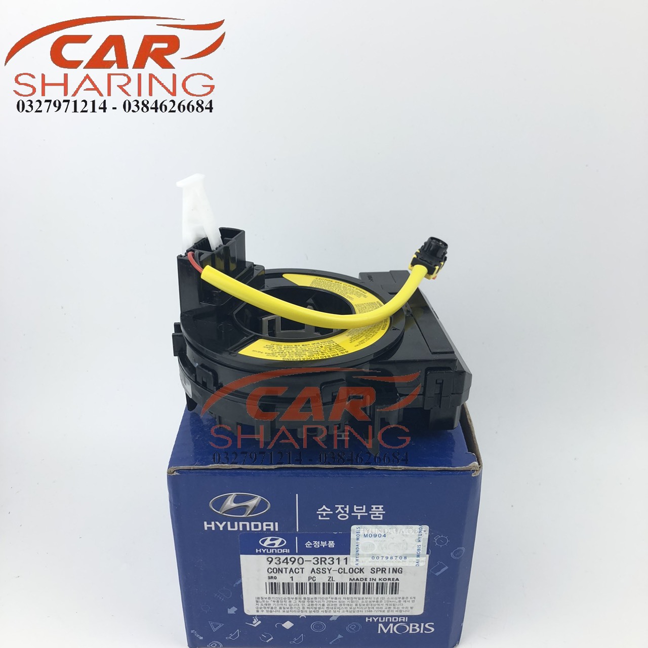 Cáp còi dùng cho xe morning đời 12-14, optima 11-13, cadenza 10-12 , mã oem: 93490-3r311