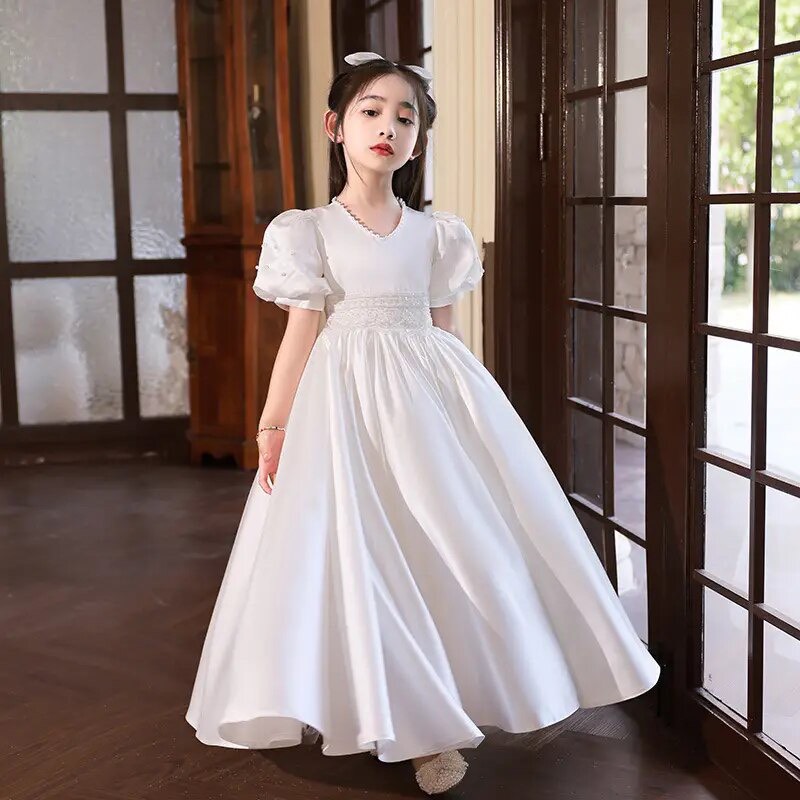 váy đầm công chúa cho bé - FRERSHIP- váy đầm công chúa trắng ren 035