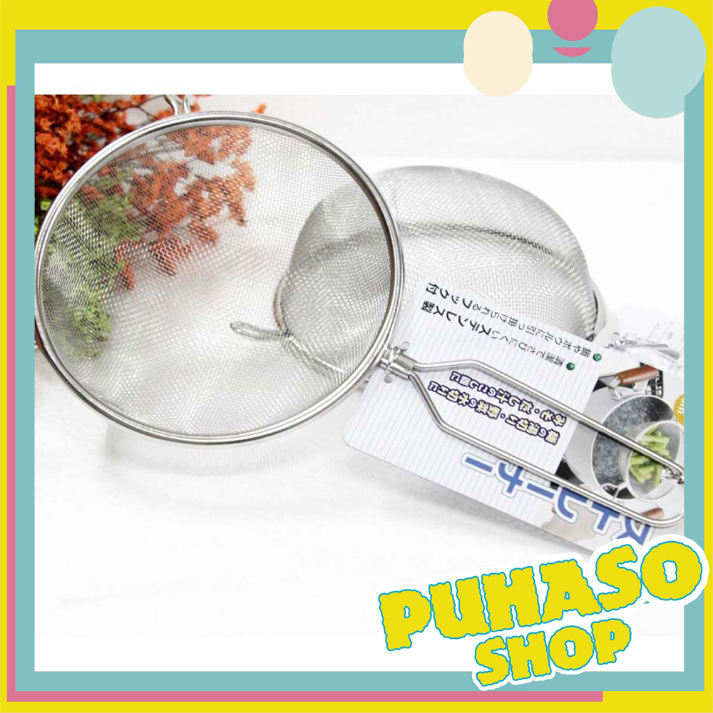 Rây lọc cháo, rau củ, thức ăn cho bé ăn dặm kiểu nhật 15cm - puhaso