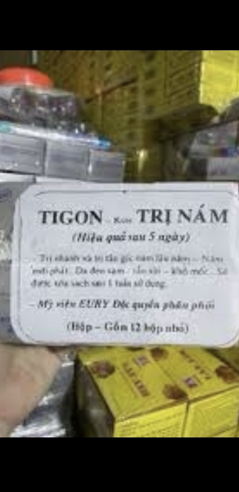 6 hủ kem dưỡng da Tigon nám