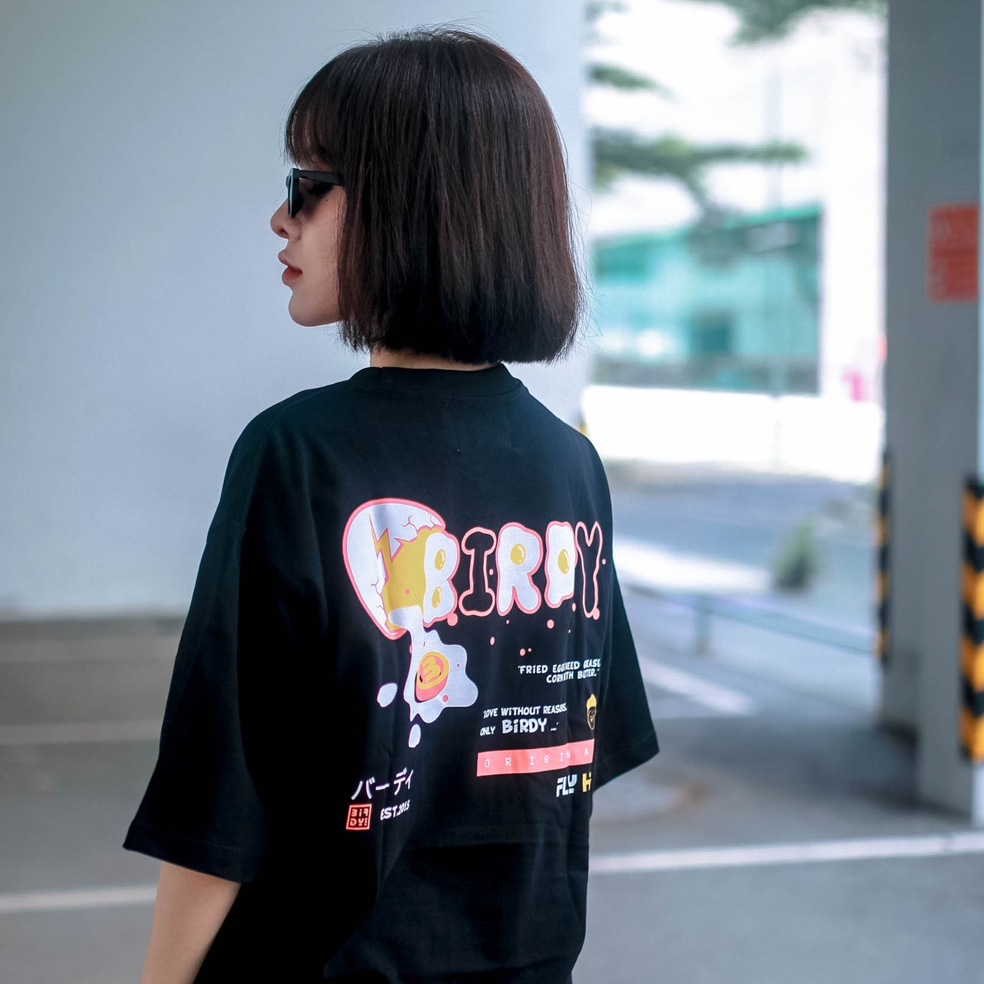 Áo thun birdy art egg tee