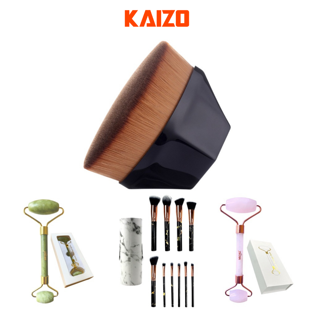 Cọ trang điểm đánh phấn nền Mianz lông dày mịn, cọ lục giác đánh phấn nền, dụng cụ trang điểm KAIZO MART