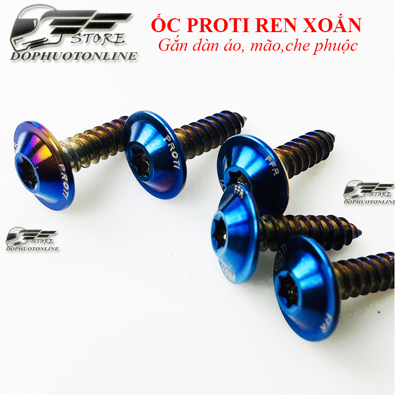 Ốc proti titan ren xoắn đa năng