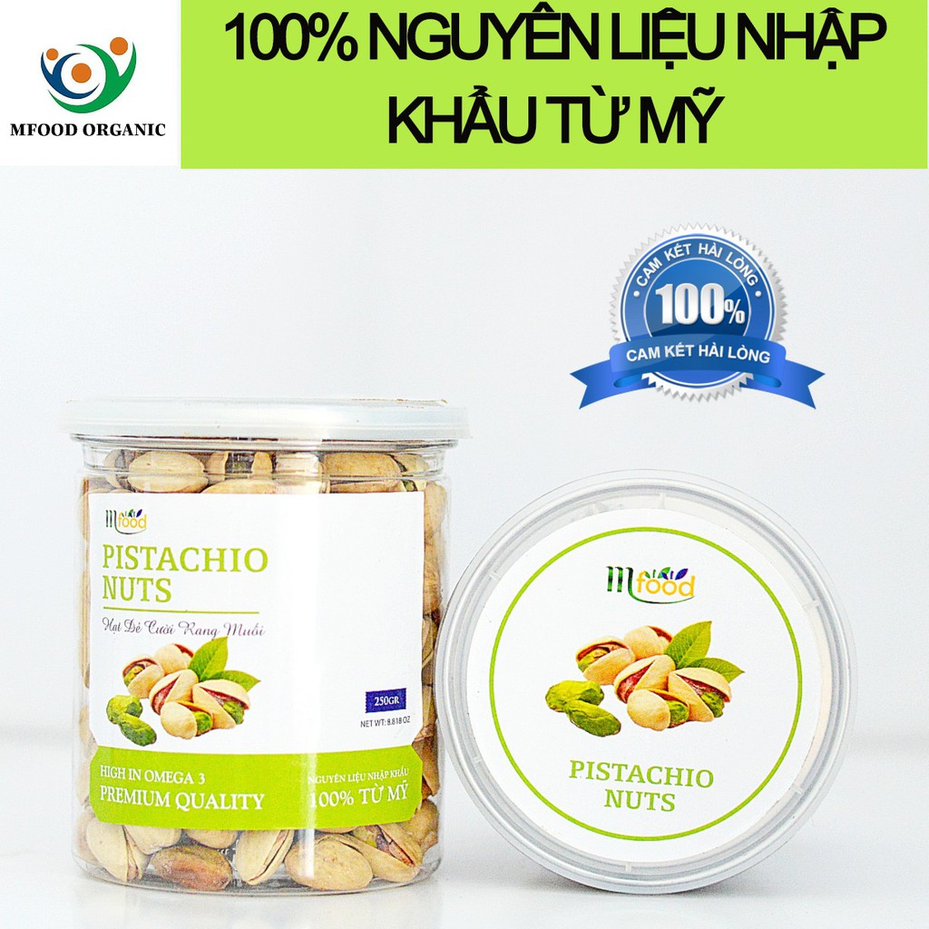 [HCM]Hạt Dẻ Cười Chuẩn Mỹ  Hũ 250g - Thương Hiệu MFOOD