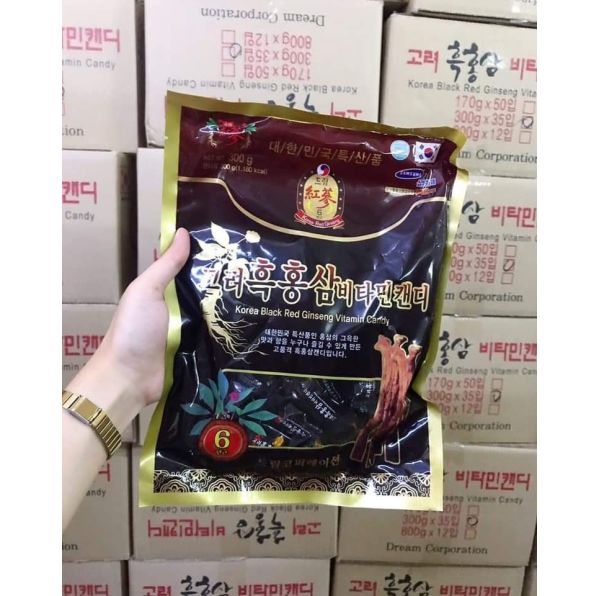 Kẹo sâm hắc sâm hàn quốc
