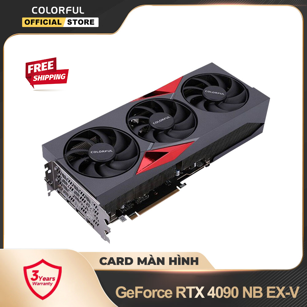 Card màn hình colorful geforce rtx 4090 24gb nb ex-v - hàng chính hãng