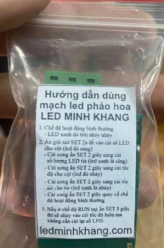 Mạch led hiệu ứng p.háo hoa có âm thanh