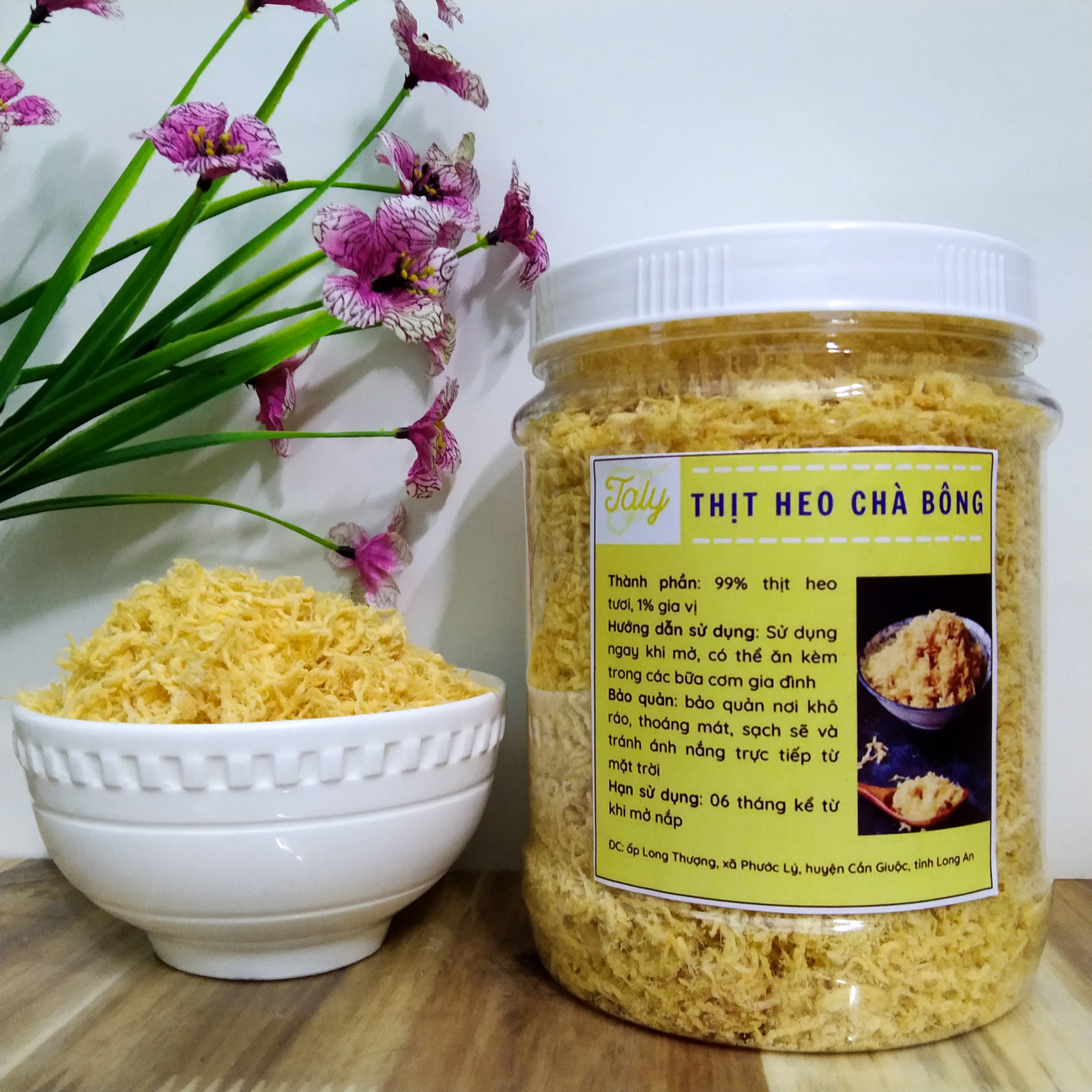 500g chà bông thịt heo xù thơm ngon chất lượng