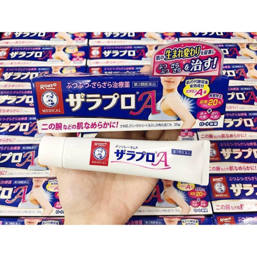 Kem làm giảm viêm nang lông zaraporo rohto 35g