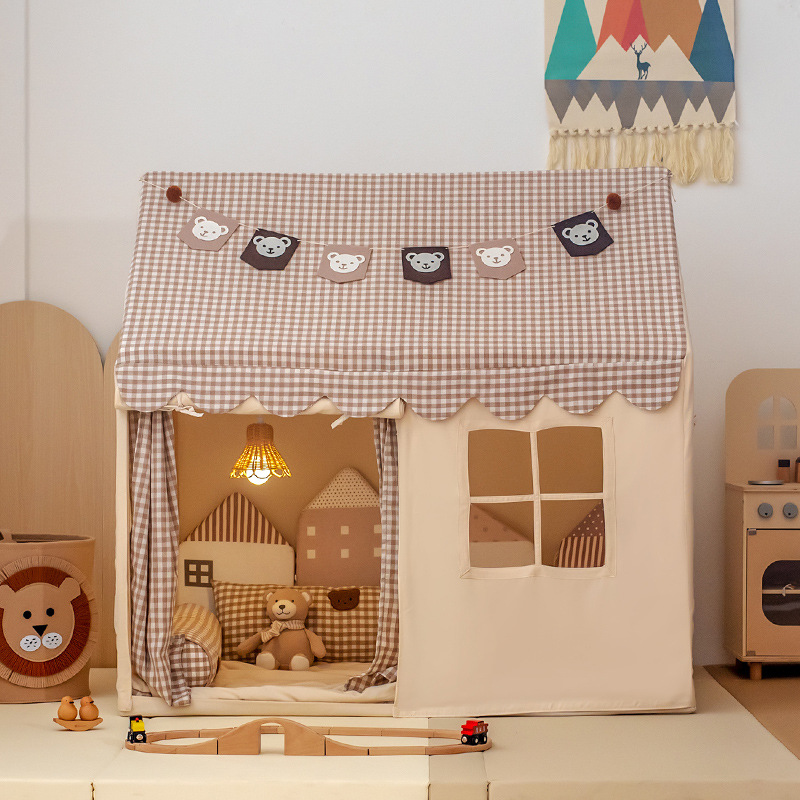 Lều cho bé, Lều công chúa hoàng tử, Mang cả thế giới vào ngôi nhà của bé, Size lớn, Khung inox cao cấp, Vải dù siêu bền