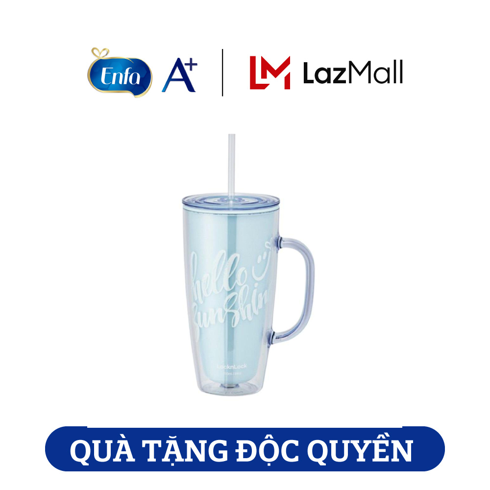 Ly nhựa 2 lớp lock&lock 720ml