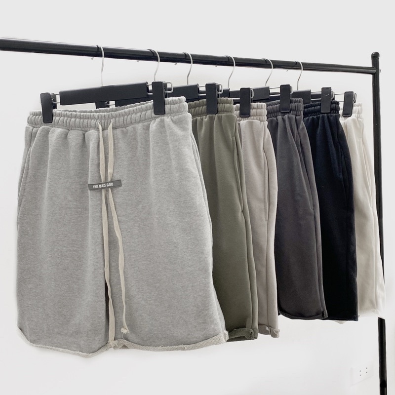 Quần short TBG trơn MSW town, quần short nỉ nam nữ unisex
