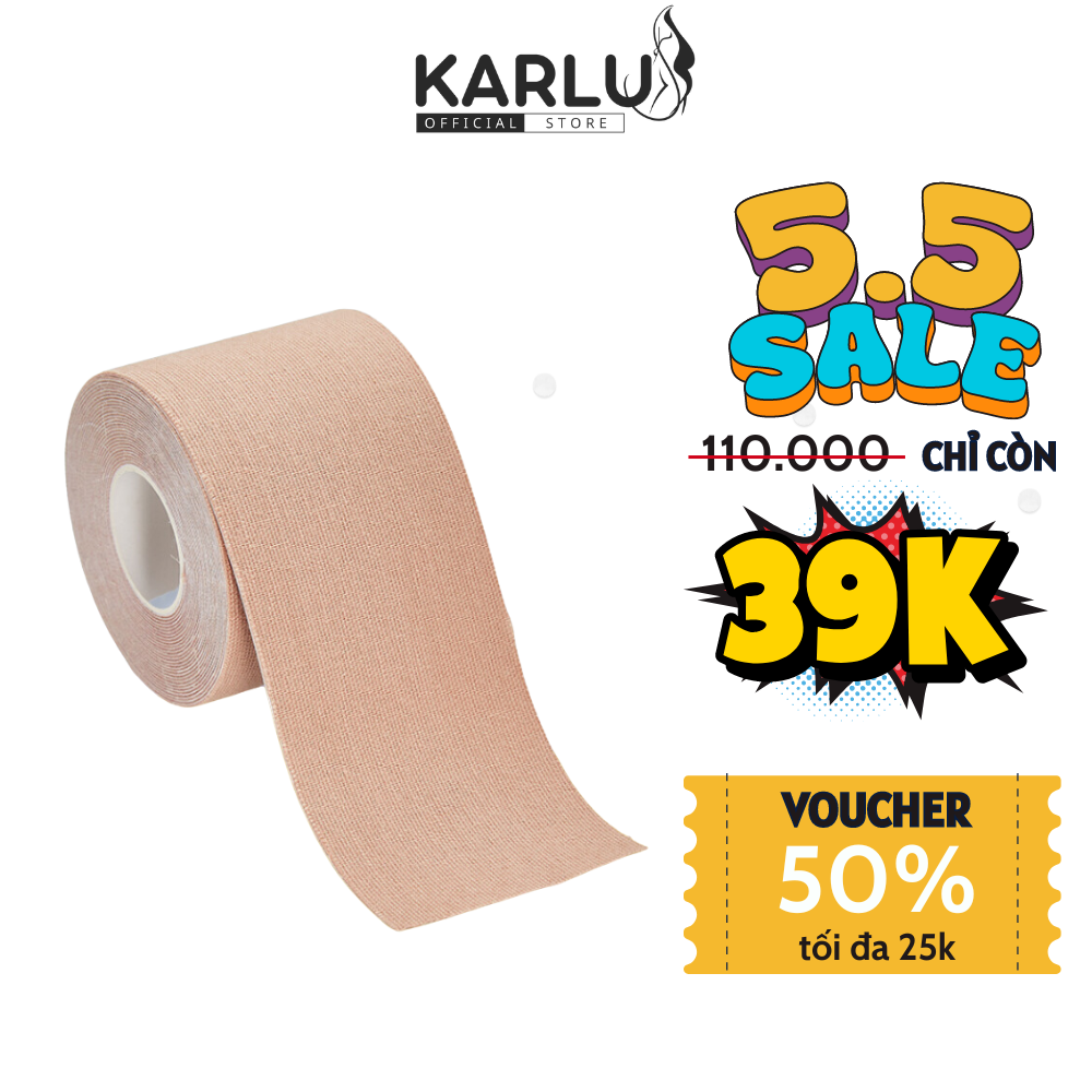 Cuộn dán ngực, băng keo dán ngực nâng ngực, miếng dán ngực nhiều kiểu đa năng KARLUS010