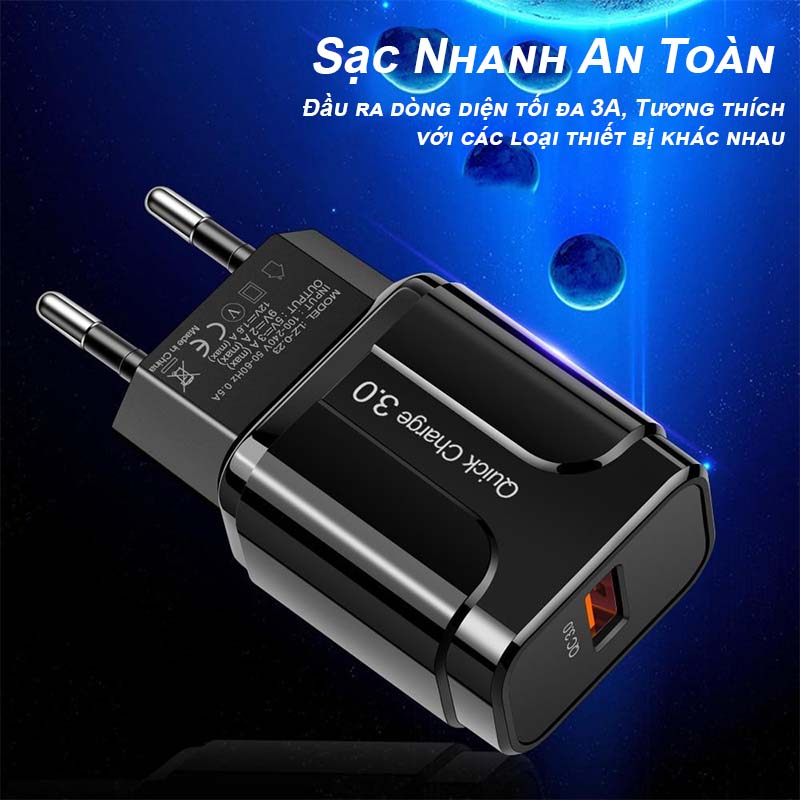 Củ sạc nhanh 18W giá rẻ