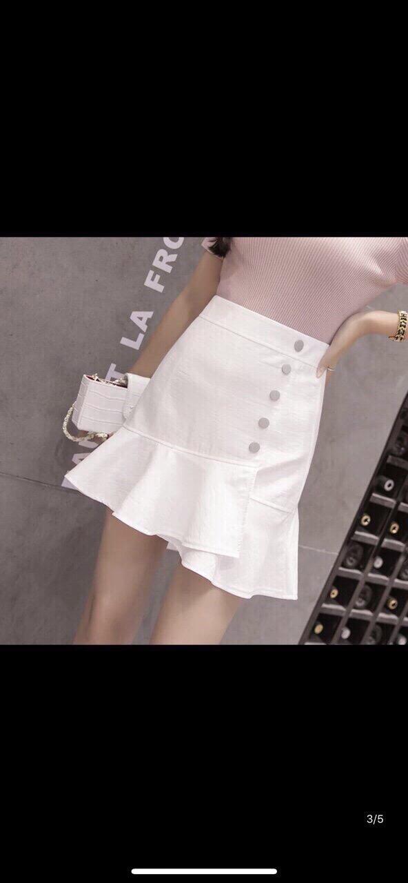 Chân váy đuôi cá phối nút cực xinh TTS0272