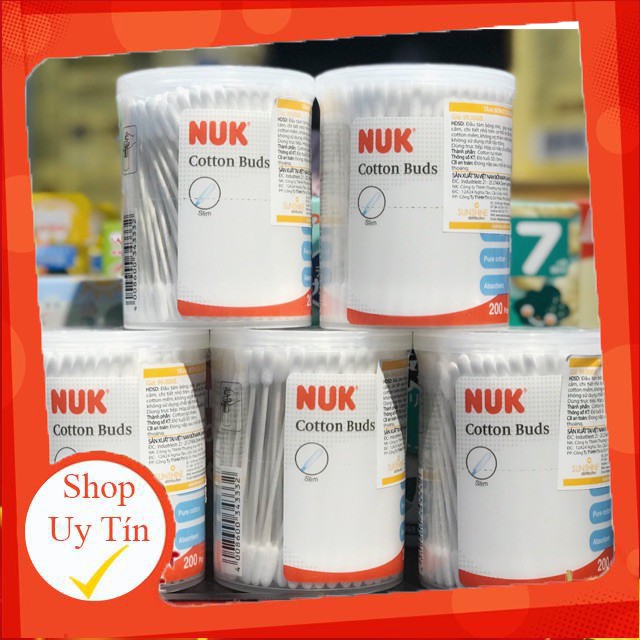 Tăm bông cotton nuk slim - ảnh thật