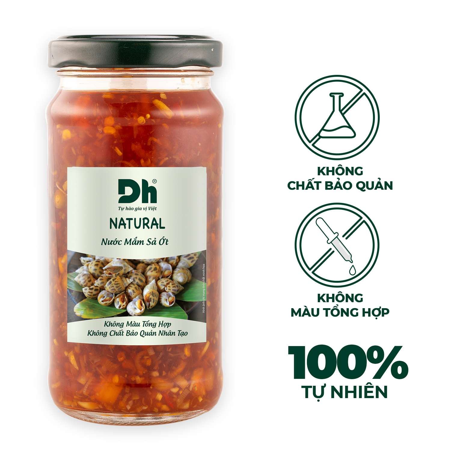 Nước Mắm Sả Ớt 200ml Dh Foods