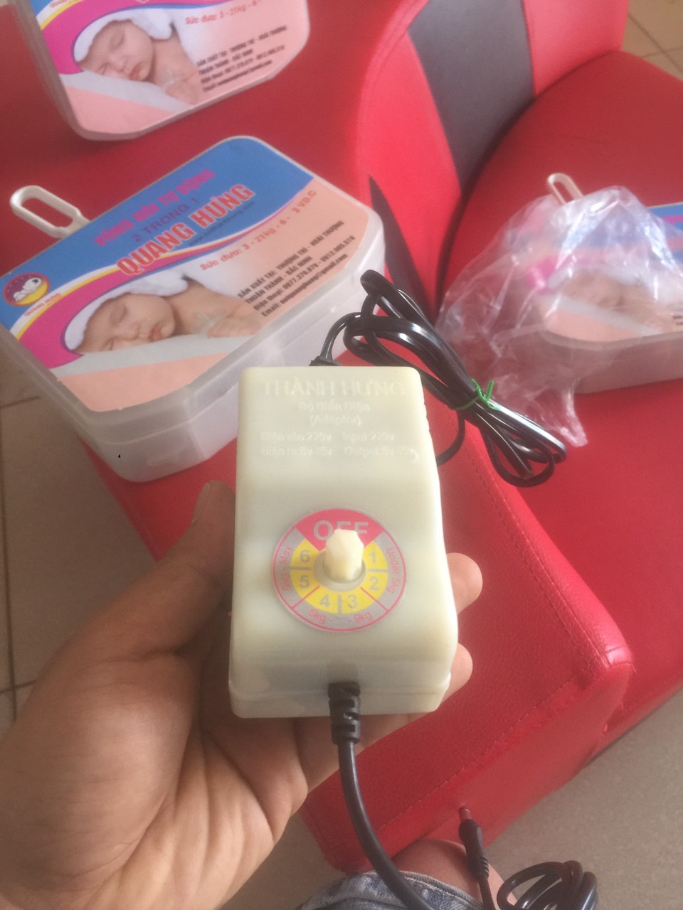 Bộ đổi nguồn, máy đưa nôi điện hãng Đại Vĩ, Quang Hưng, Thành Hưng