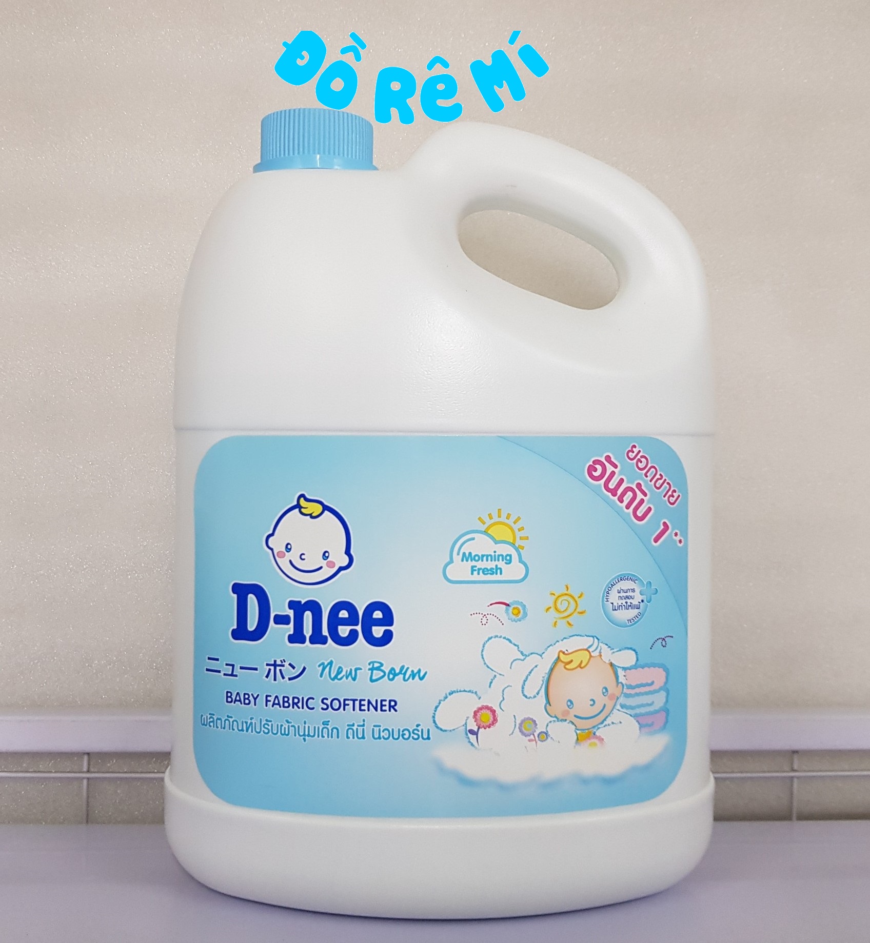 Nước xả vải Dnee 3000ml - Màu xanh