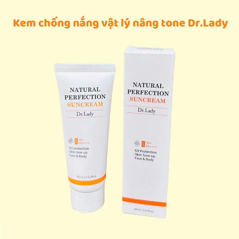 Kem chống nắng nâng tone đẹp Dr.Lady - Dr Lady Hàn Quốc 60ml SPF 50+