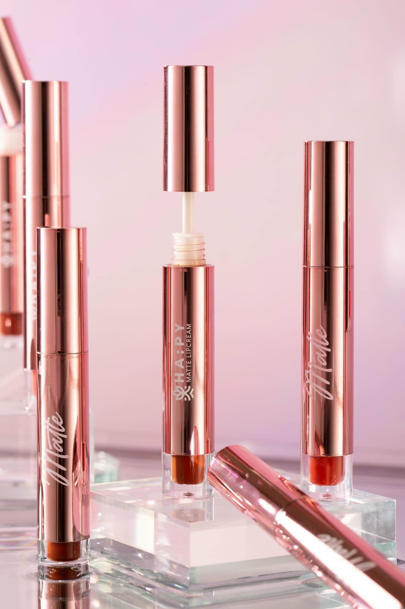 Son hapy kem lì matte lipcream chính hãng mini garden mới 2022 mua 1 son tặng 1 son