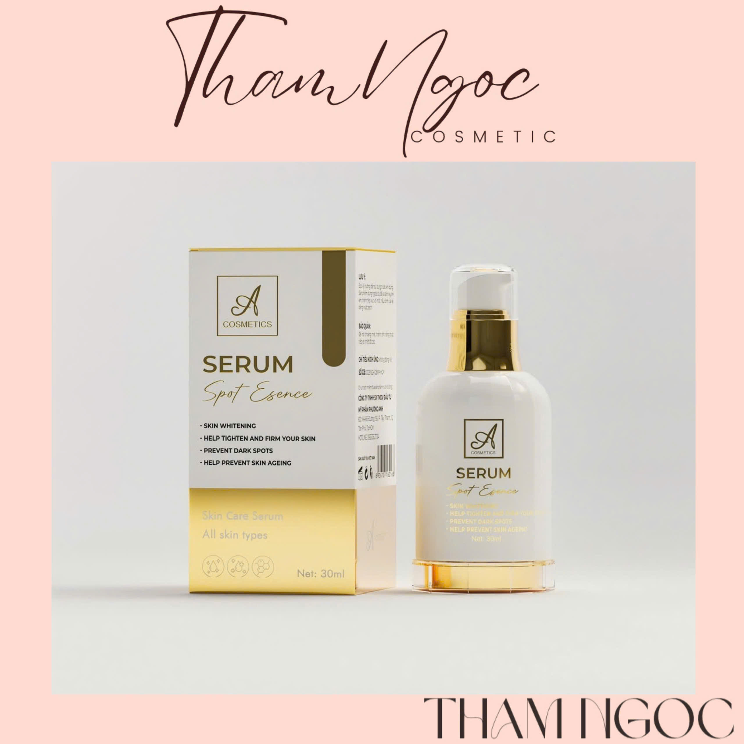 SERUM SPOT ESENCE A COSMETICS MẪU MỚI 2024 CHÍNH HÃNG PHƯƠNG ANH